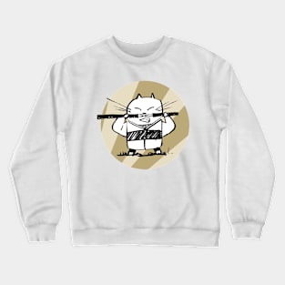 Momoneko katana Crewneck Sweatshirt